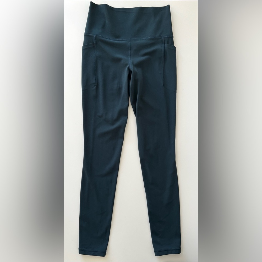 Athleta Salutation Stash High Rise Legging XS cypress green NWOT - Picture 4 of 8